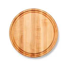 John Boos - Round Maple Wood Cutting Board with Juice Groove, 15" x 15" x 1.75" - Rounds