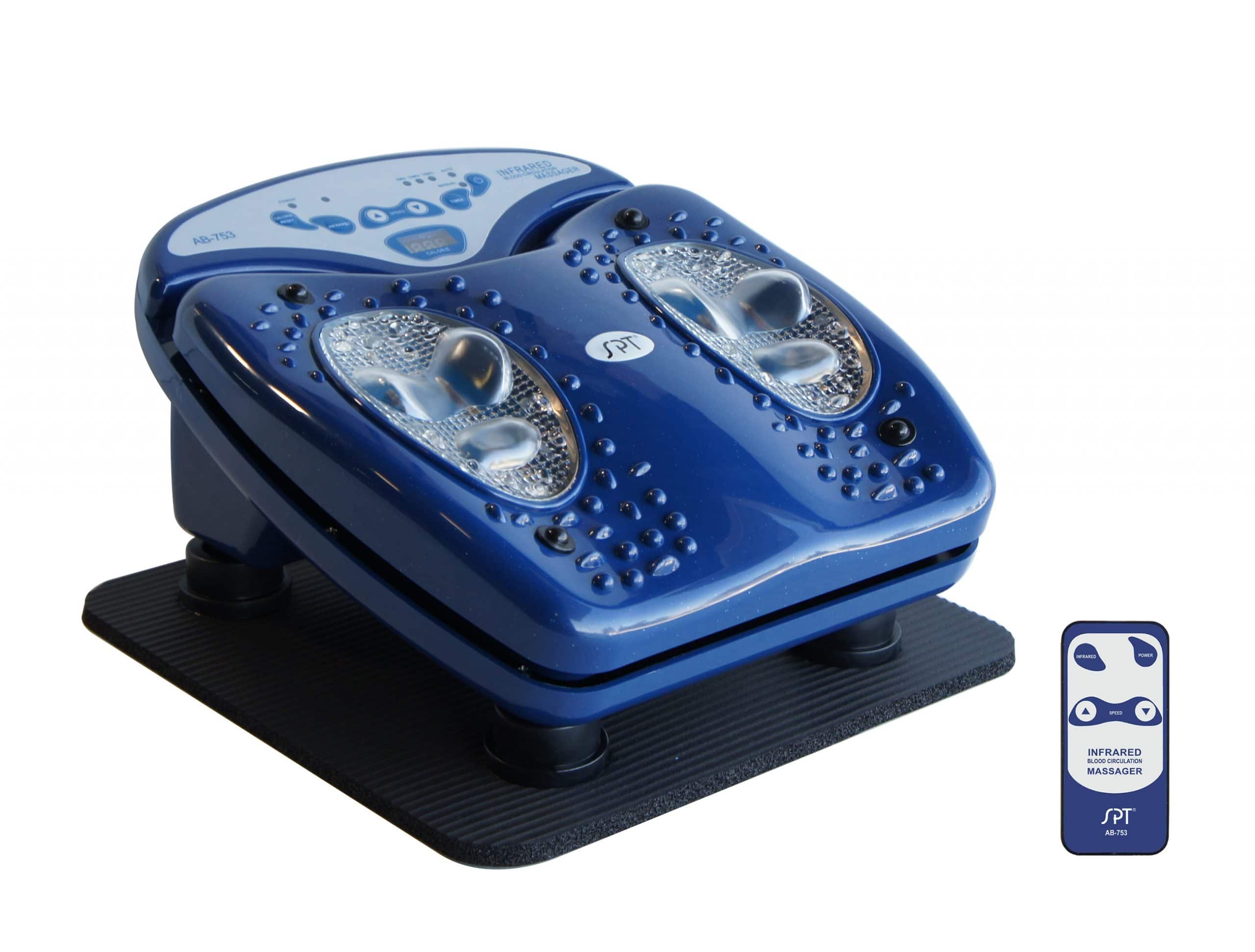 SPT - Infrared Blood Circulation Massager with cushion pad - Blue