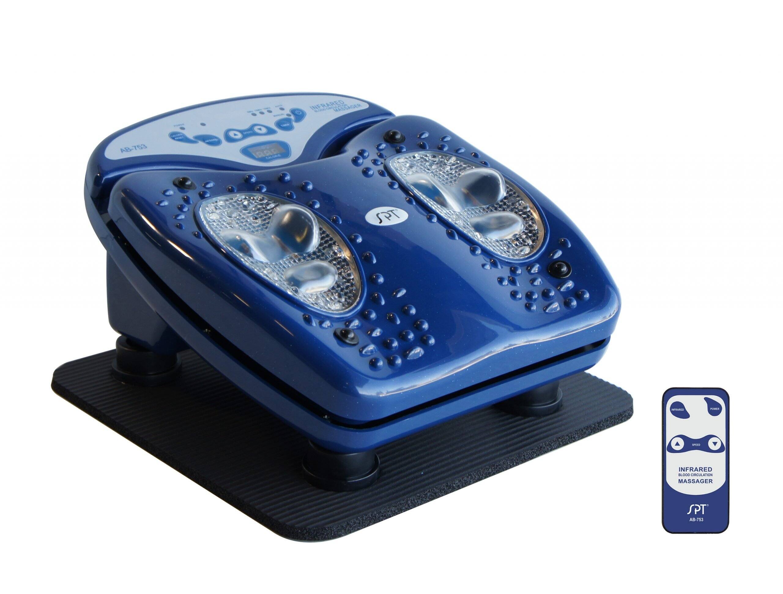 SPT - Infrared Blood Circulation Massager with cushion pad - Blue