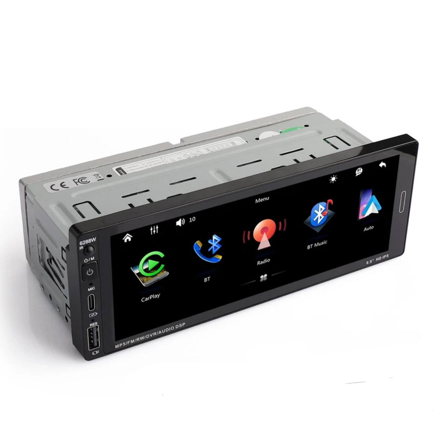 Home Collection - Single DIN Car Stereo with Wireless Apple CarPlay