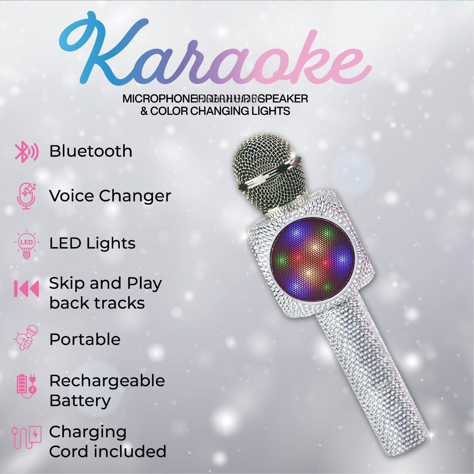 Reds Spade Sing along bling karaoke microphone and stereo all in one ...