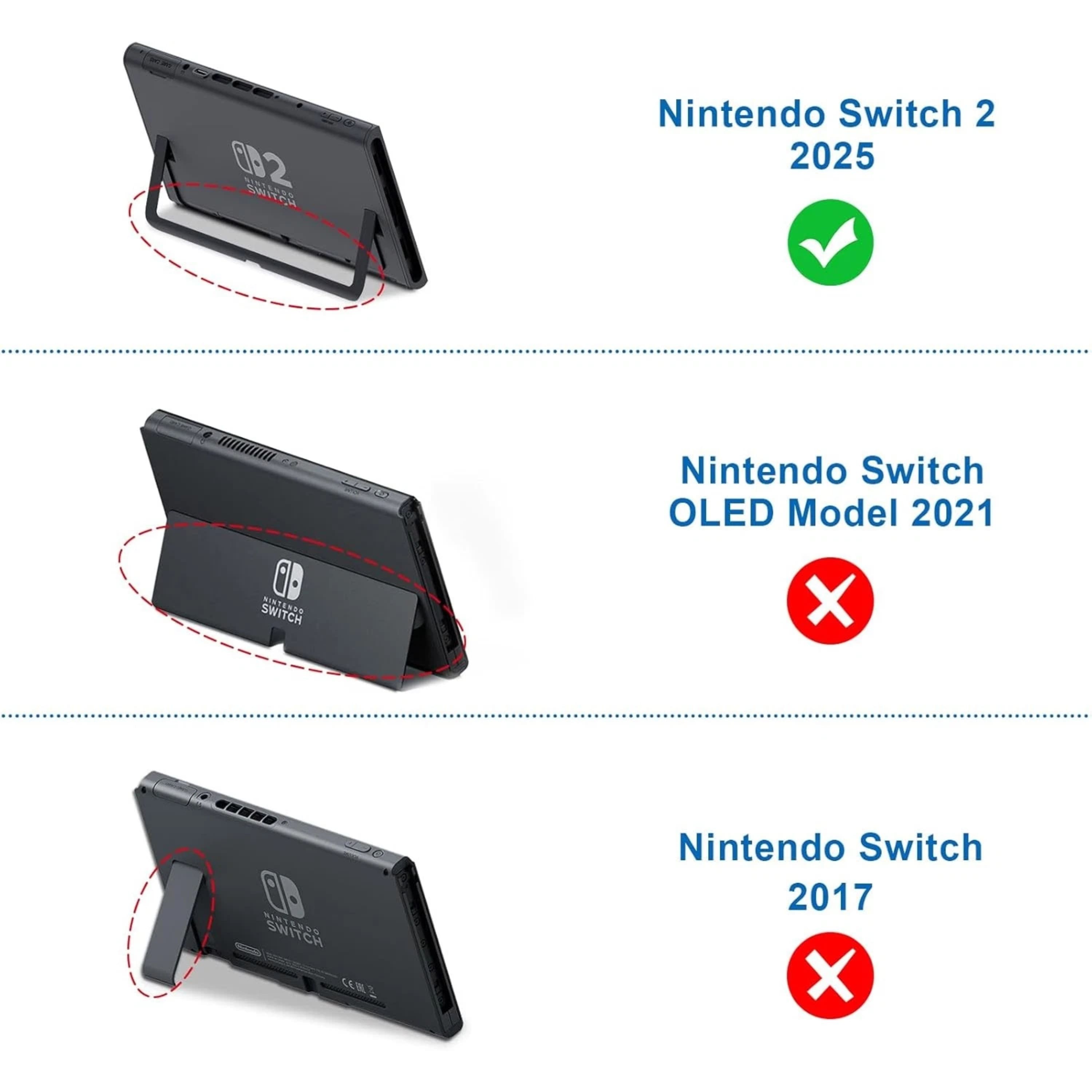 Kitcheniva Soft Silicone Case For Nintendo Switch 2 2025 With Game
