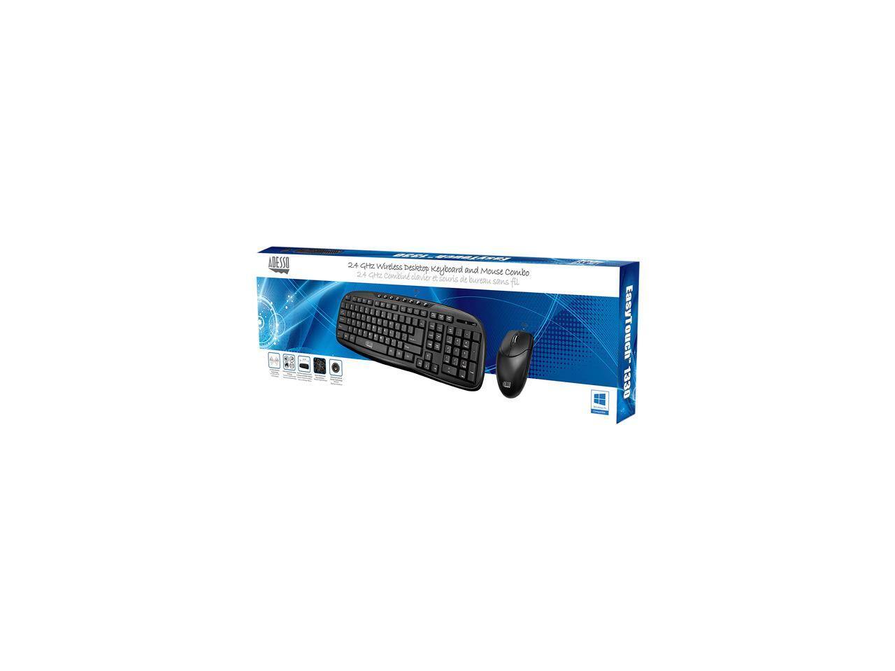 ALESSO  
2.4 GHz Wireless Desktop Keyboard and Mouse Combo  
EasyTouch 1330