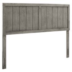 Front. Modway - Robbie Wood King Headboard by Modway - Gray.