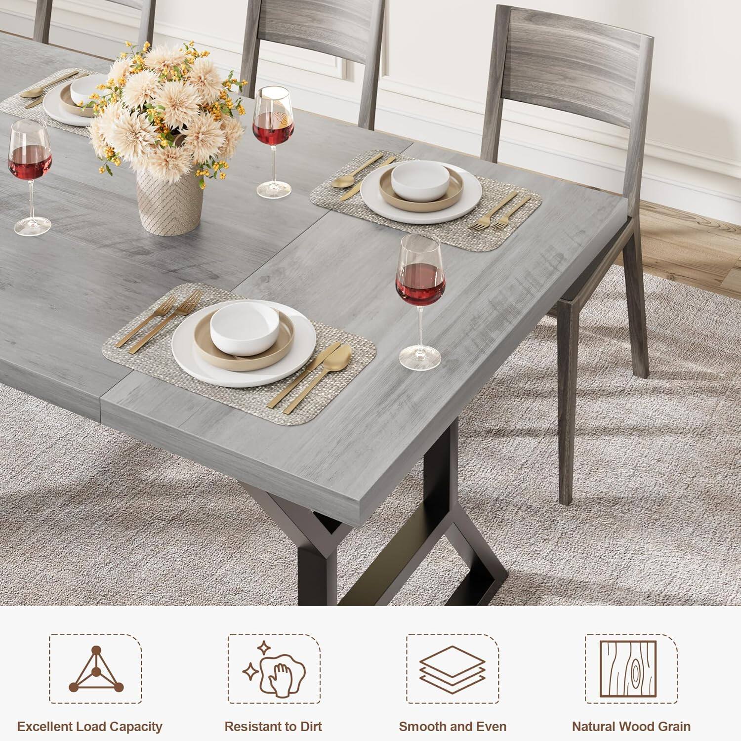 1. Excellent Load Capacity
2. Resistant to Dirt
3. Smooth and Even
4. Natural Wood Grain