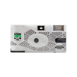 Ilford - HP5 Plus White Single-Use Film Camera (35mm Roll Film, 27 Exposures) - Black