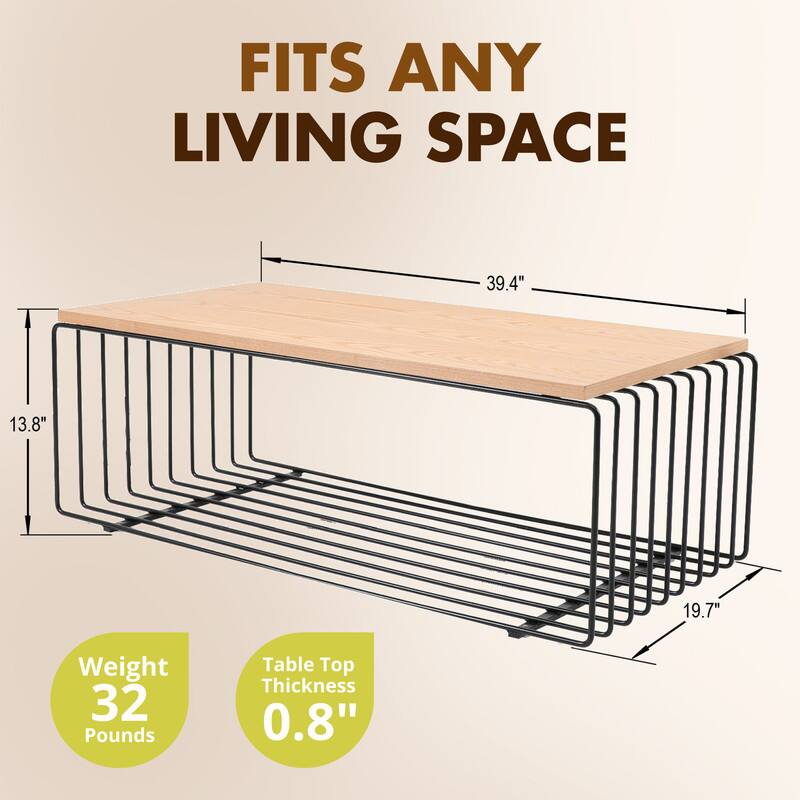 FITS ANY LIVING SPACE

39.4" x 13.8" x 19.7"

Weight: 32 Pounds

Table Top Thickness: 0.8"