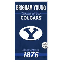 Jardine - BYU Cougars 11'' x 20'' Home Of The Sign - Navy