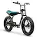 Angle. Super73 - Z1 Electric Motorbike w/ 25 mile max operating range & 20 mph max speed - Black.