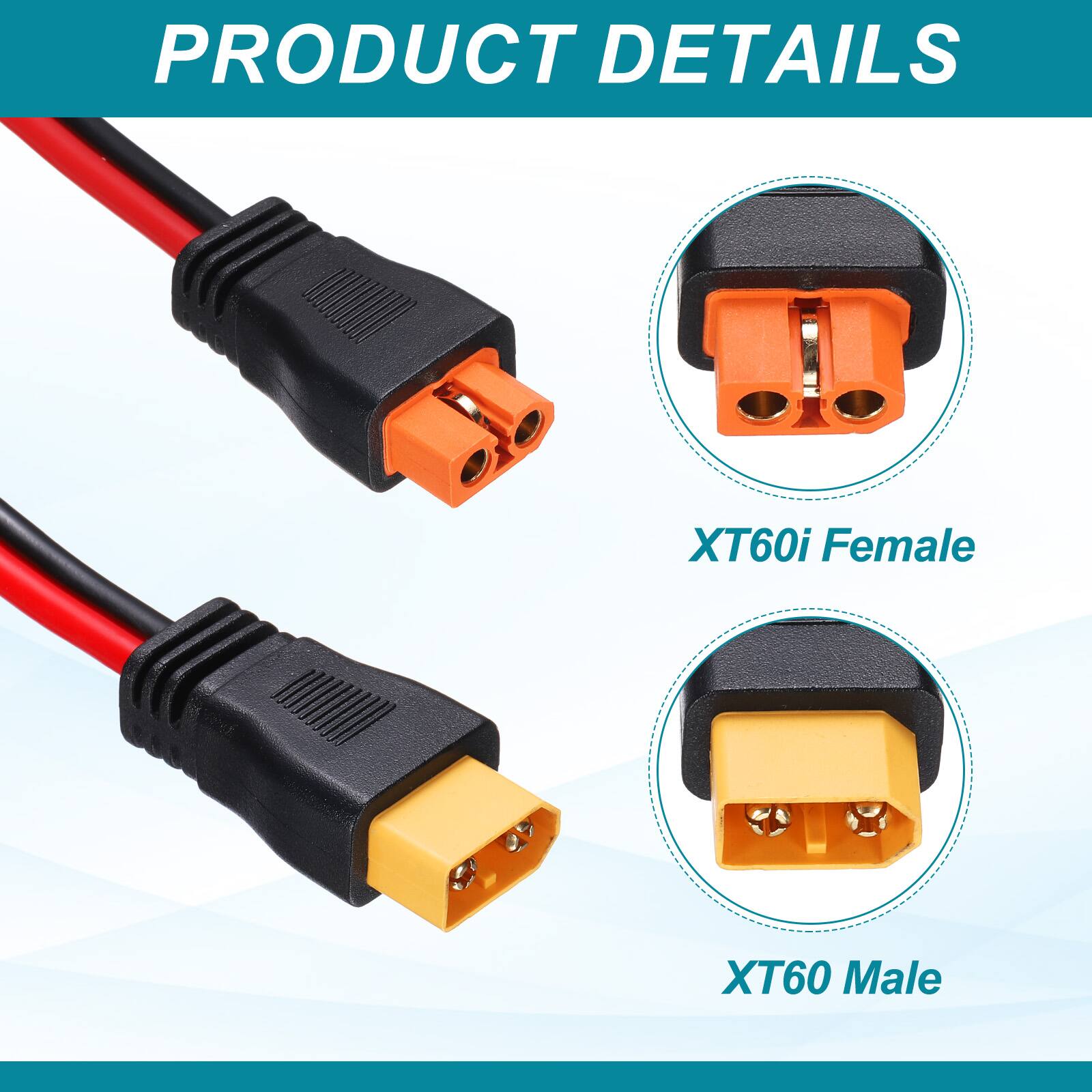 PRODUCT DETAILS

XT60i Female

XT60 Male