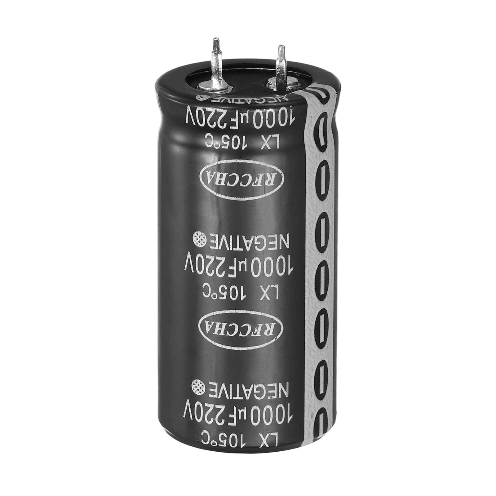 Unique Bargains - 200V 470uF Snap-in Electrolytic Capacitor, 2 Pin, 50x25mm, for Audio/Filter/Appliances - Black price history on PriceWatchPro