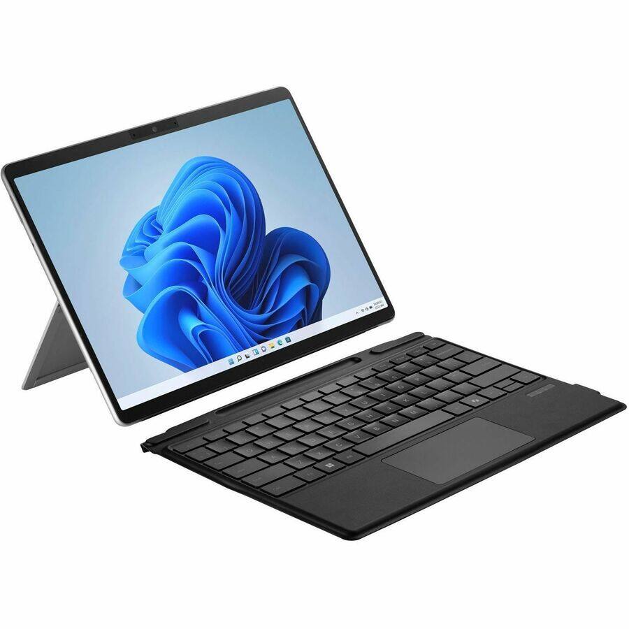 Alt View 2. Adesso - Adesso Bluetooth keyboard for Microsoft Surface Pro X 8/9/10/11 - Aluminum Body - 0.3" Height x 8.9" Width x 11.4" Depth - Aluminum.