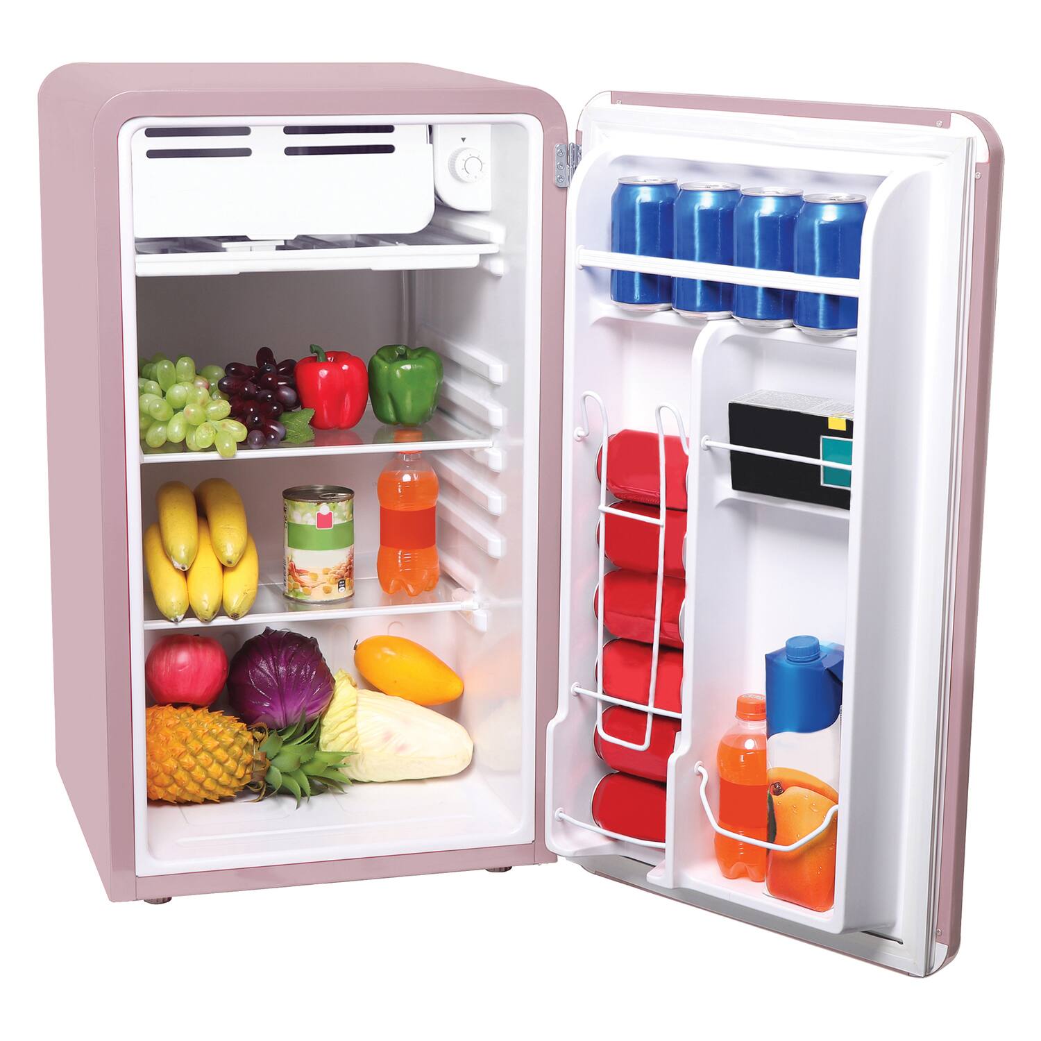 Alt View 2. Frigidaire - Frigidaire Efr372-b-pink 3.2-cu.-ft. 60-watt Retro Compact Refrigerator (pink) - pink.
