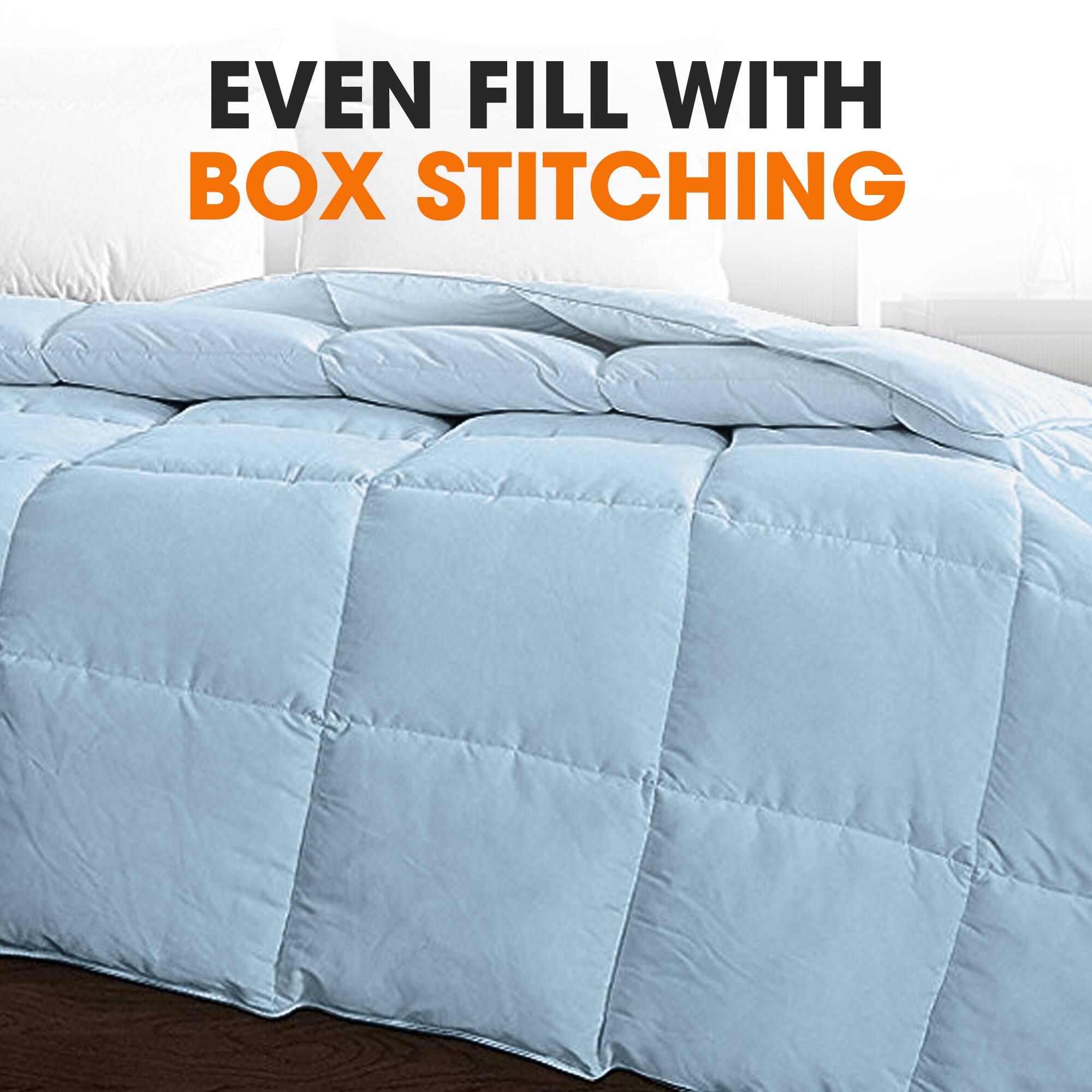 EVEN FILL WITH BOX STITCHING