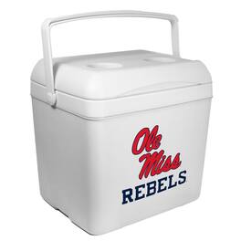 Indigo Falls - Ole Miss Rebels 24-Can Tailgate Cooler - White