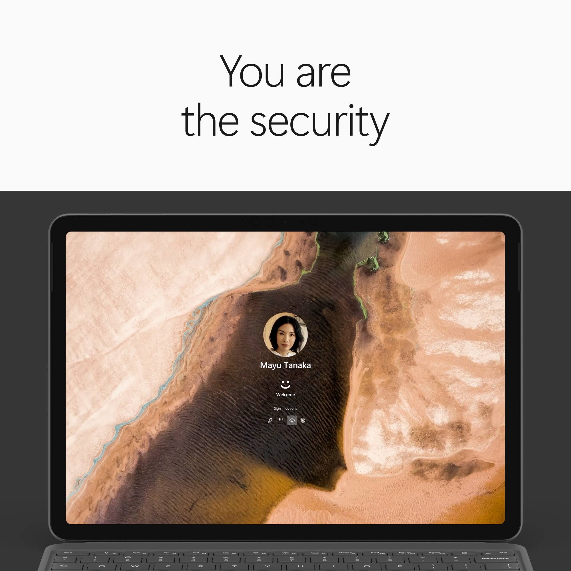 You are the security

Mayu Tanaka

Welcome

Sign in options

TWITTER