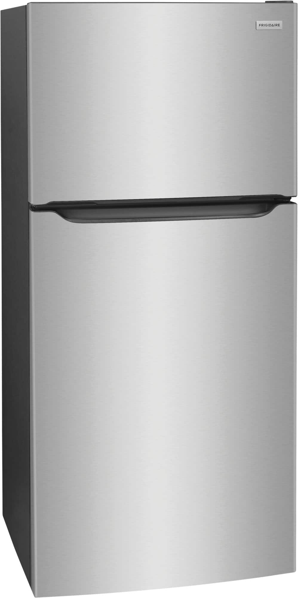 Alt View 3. Frigidaire - 20 Cu. Ft. Garage Ready Top Freezer Refrigerator - Stainless steel.