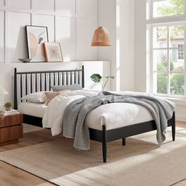 Zane Size Spindle Bed by Modway - Black