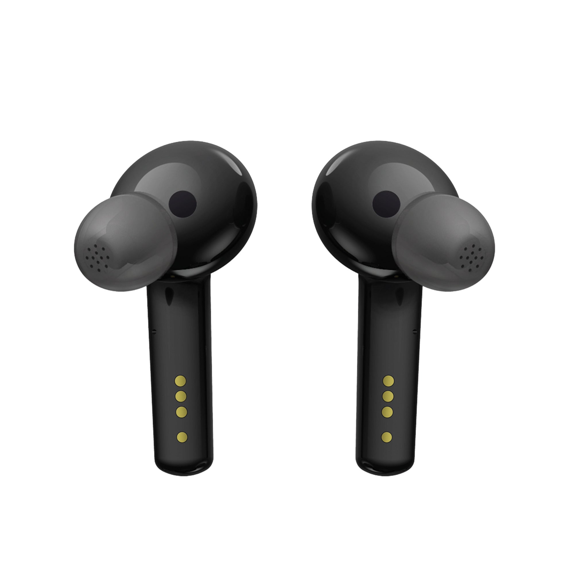 Back. Harmonix - Elevate Self-Fitting OTC Hearing Aids - Rechargeable with Charging Case, Bluetooth Streaming, 4 Programs - Black.