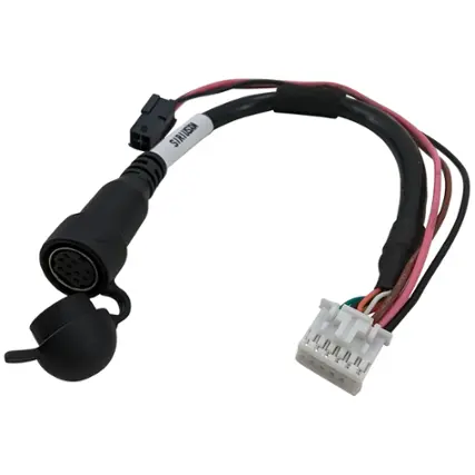 Front. Stinger - enLIGHT10 Harness Connector for HEIGH10 Radio - Black.