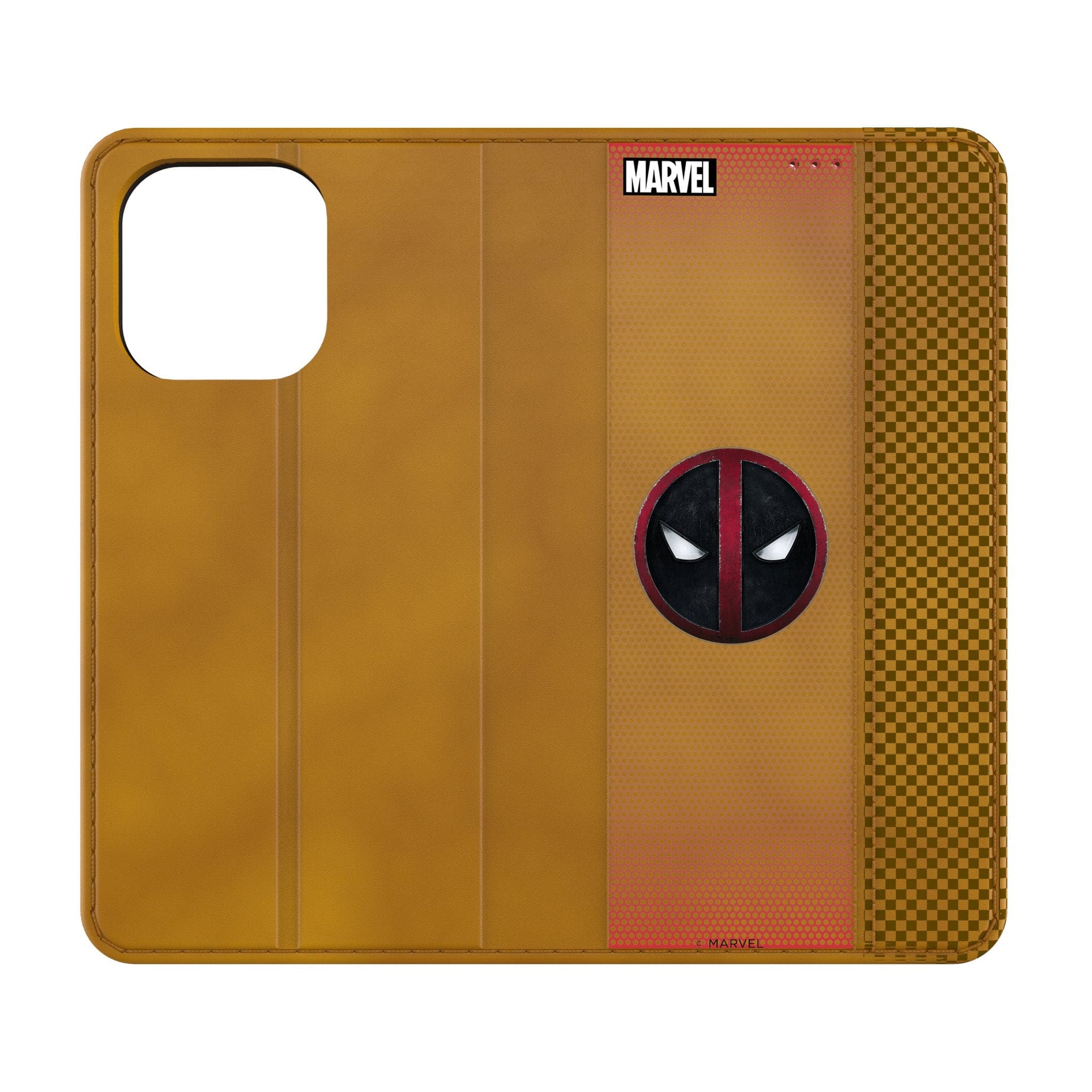 Keyscaper - Marvel Grid Folio Phone Case - Apple iPhone 16e - Deadpool