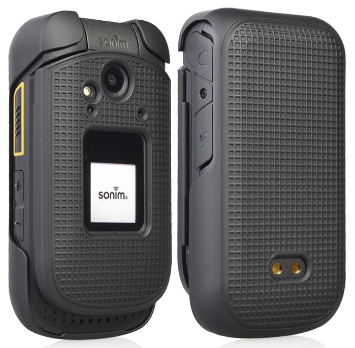 Nakedcellphone - Hard Case for Sonim XP3 Flip Phone (XP3800) - Black