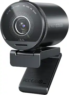 EMEET - SmartCam S800-4K Webcam for Streaming, Sony 1/2'' Sensor, Supports HDR, PDAF&TOF Dual-autofocus, 1080P@60fps, 2 No