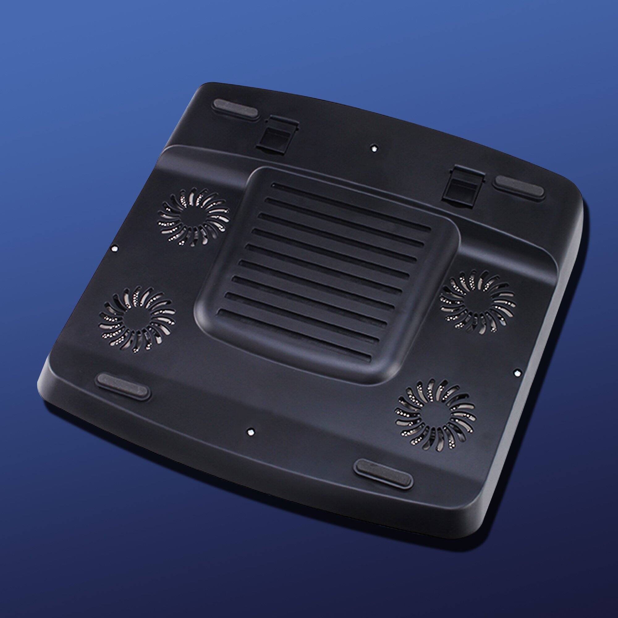 Alt View 2. AGPtek - 5 Fans Cooling Pad LED Light Radiator Coolpad Stand for Laptop PC Notebook - Black.