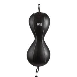 TITLE Boxing - Mexican Style 2-N-1 Double End Bag - Black