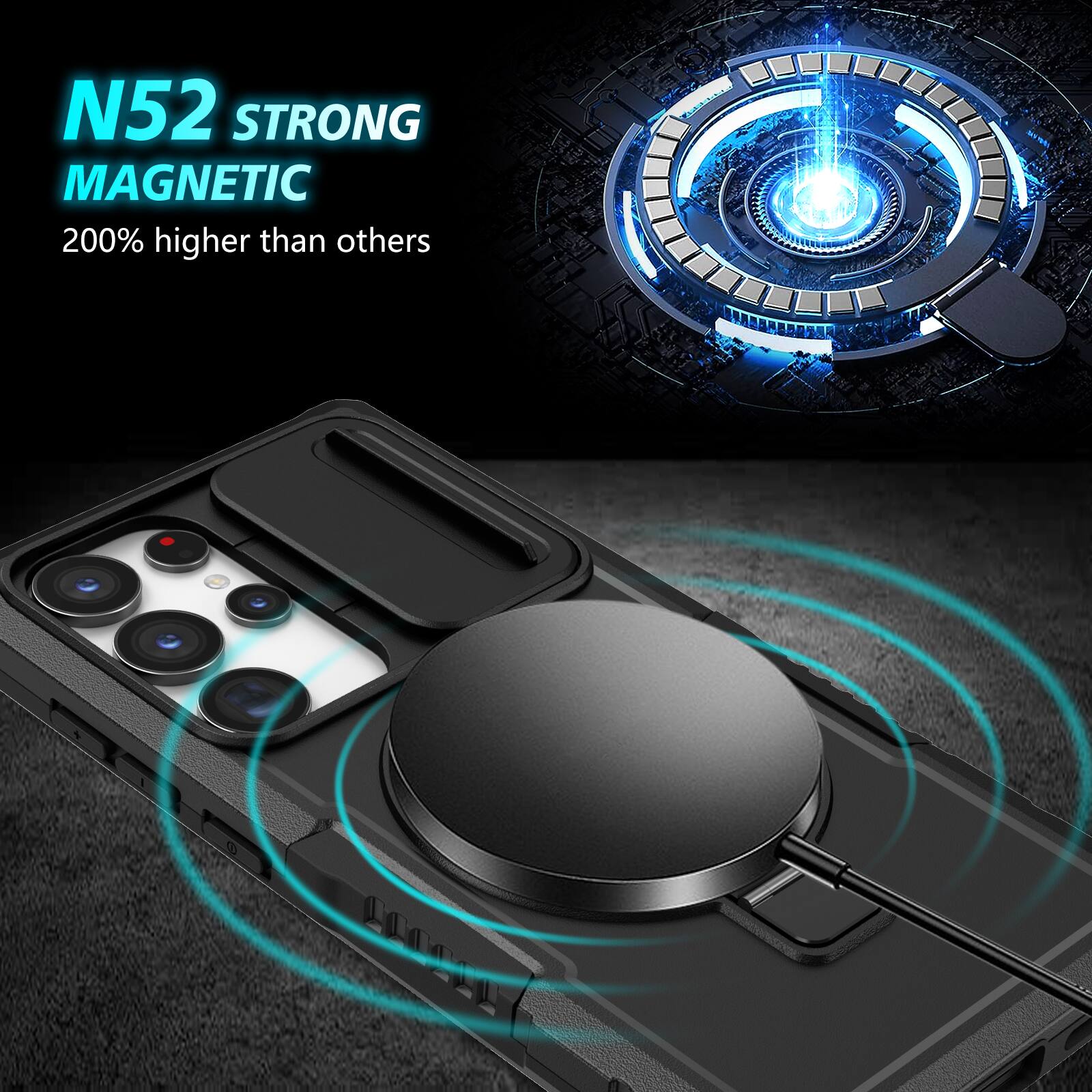 N52 STRONG MAGNETIC  
200% higher than others