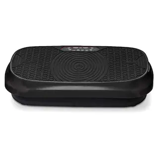 LifePro - Waver Mini Vibration Plate Exercise Machine – Portable Full Body Vibration Platform - Black