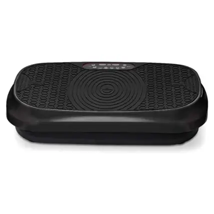 Front. Lifepro - Waver Mini Vibration Plate Exercise Machine – Portable Full Body Vibration Platform - Black.