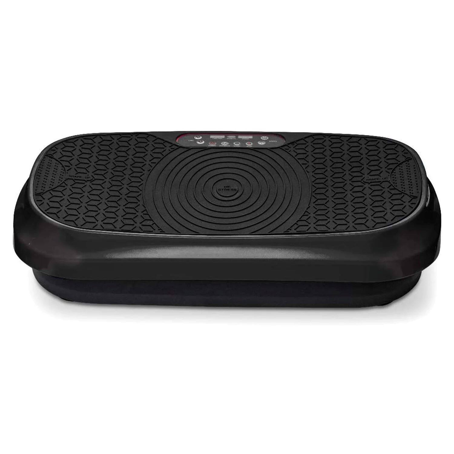 Lifepro - Waver Mini Vibration Plate Exercise Machine – Portable Full Body Vibration Platform - Black