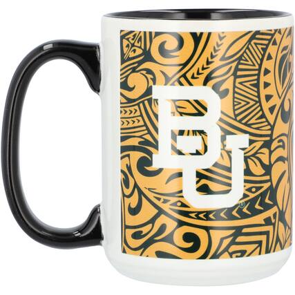 Front. Indigo Falls - Baylor Bears 15oz. Ohana Mug - Multicolor.