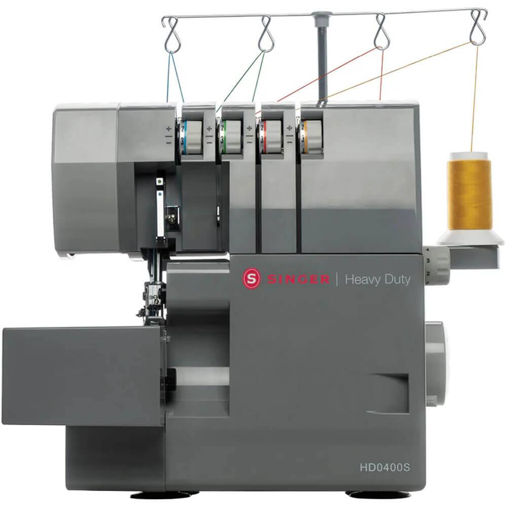 Singer - HD0400S Heavy Duty Serger Sewing Machine - Gray
