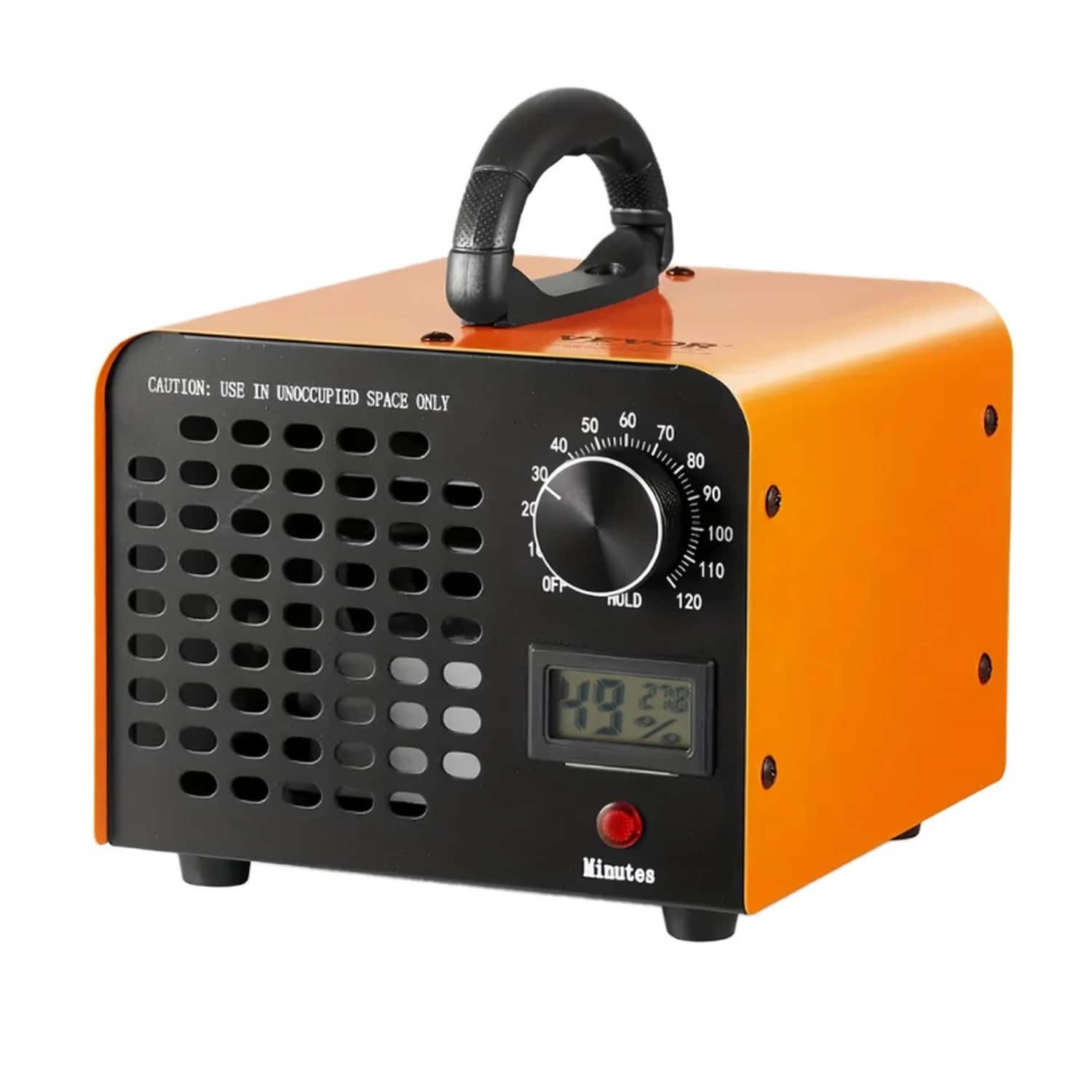 Home Collection - Commercial Ozone Generator Air Purifier & Ionizer with Timer - Orange