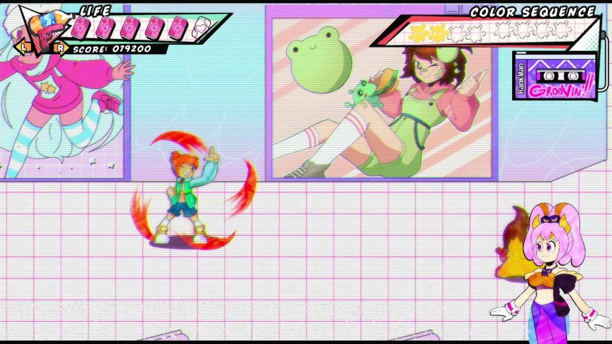 LIFE  
SCORE: 079200  

COLOR SEQUENCE  

RankMan GROOVIN!!!