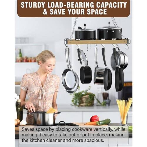 STURDY LOAD-BEARING CAPACITY & SAVE YOUR SPACE

Saves space by placing cookware vertically, while making it easy to take out or put in place, making the kitchen cleaner and more spacious.