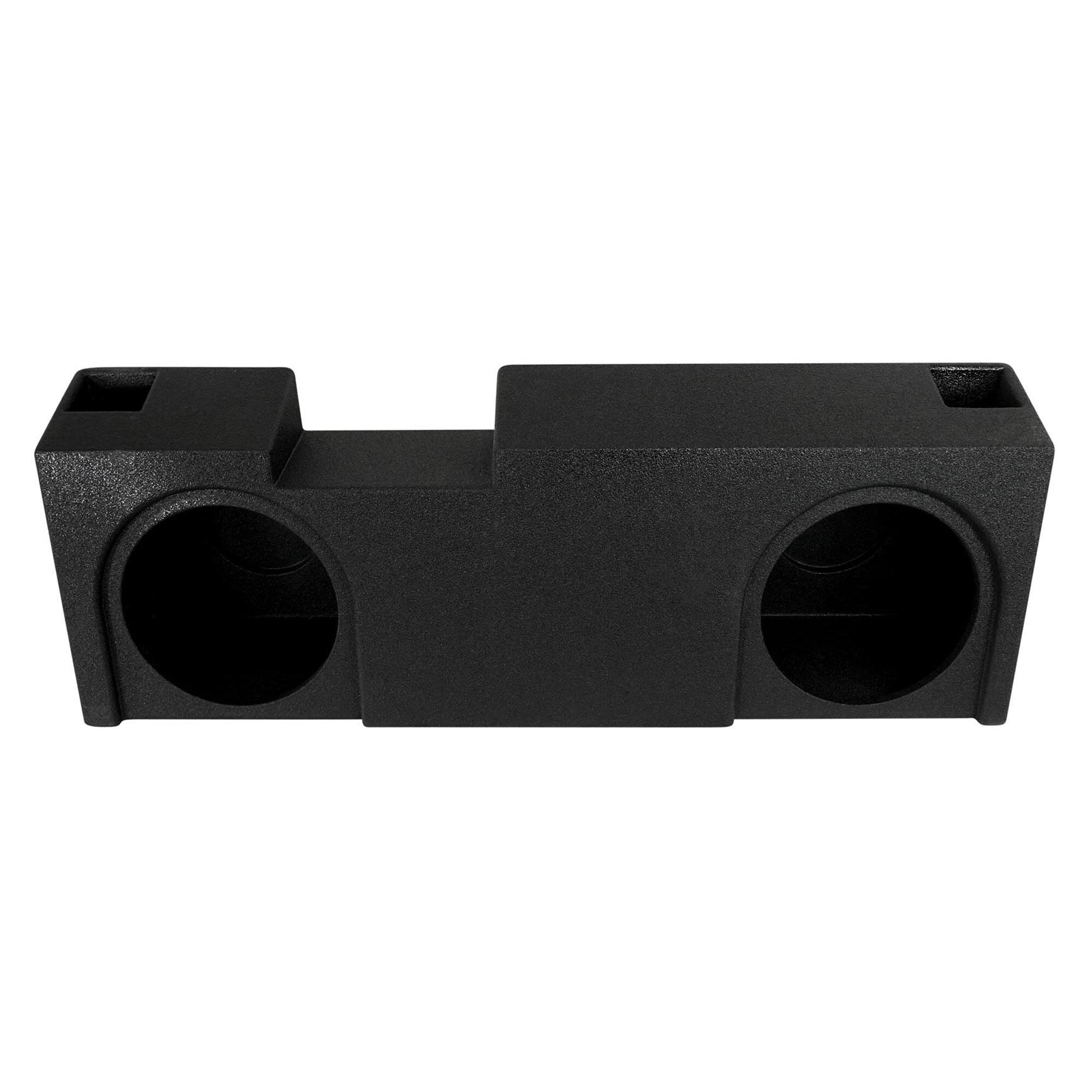 Alt View 3. QPower - QPower Dual 12" Sub Box - Chevy Silverado & GMC Sierra Crew & Double Cab 19-25 - Black.