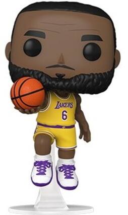 Front. Funko - Funko POP! NBA: Lakers - LeBron James #6 - Collectibles - Multicolor.