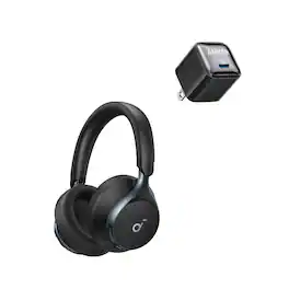 Soundcore - by Anker, Space One, Active Noise Cancelling Headphones with USB C Charger, 2X Stronger Voice Reduction