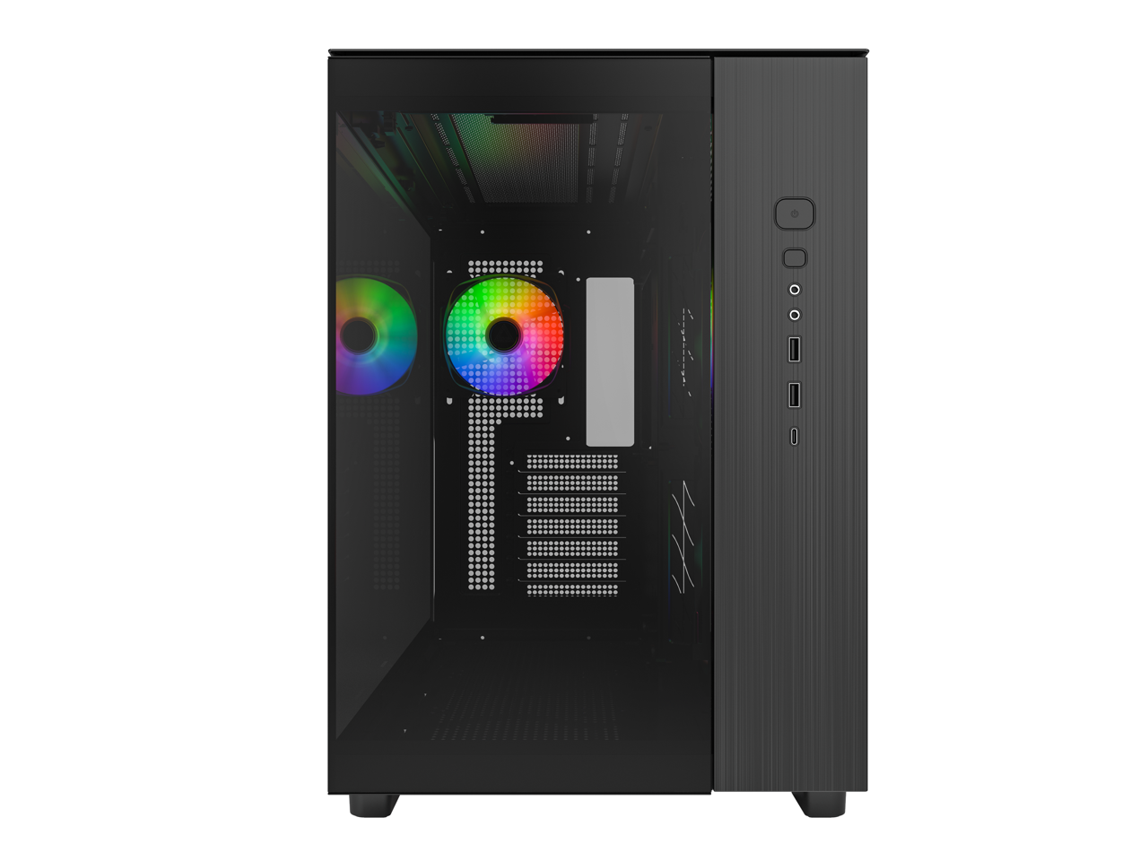 Alt View 1. Montech - king 65 pro king 65 pro (b) black atx mid tower computer case - Black.