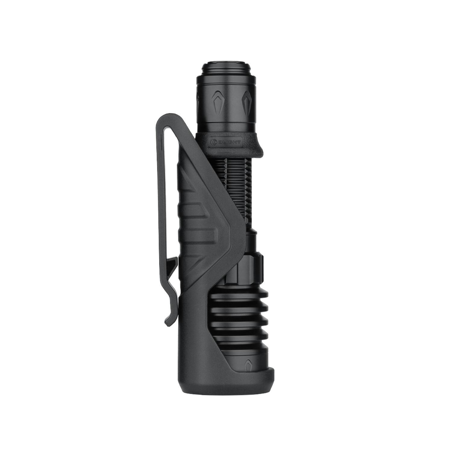 Angle. OLIGHT - Olight Warrior X 4 Rechargeable LED Flashlight with Holster (Matte Black).