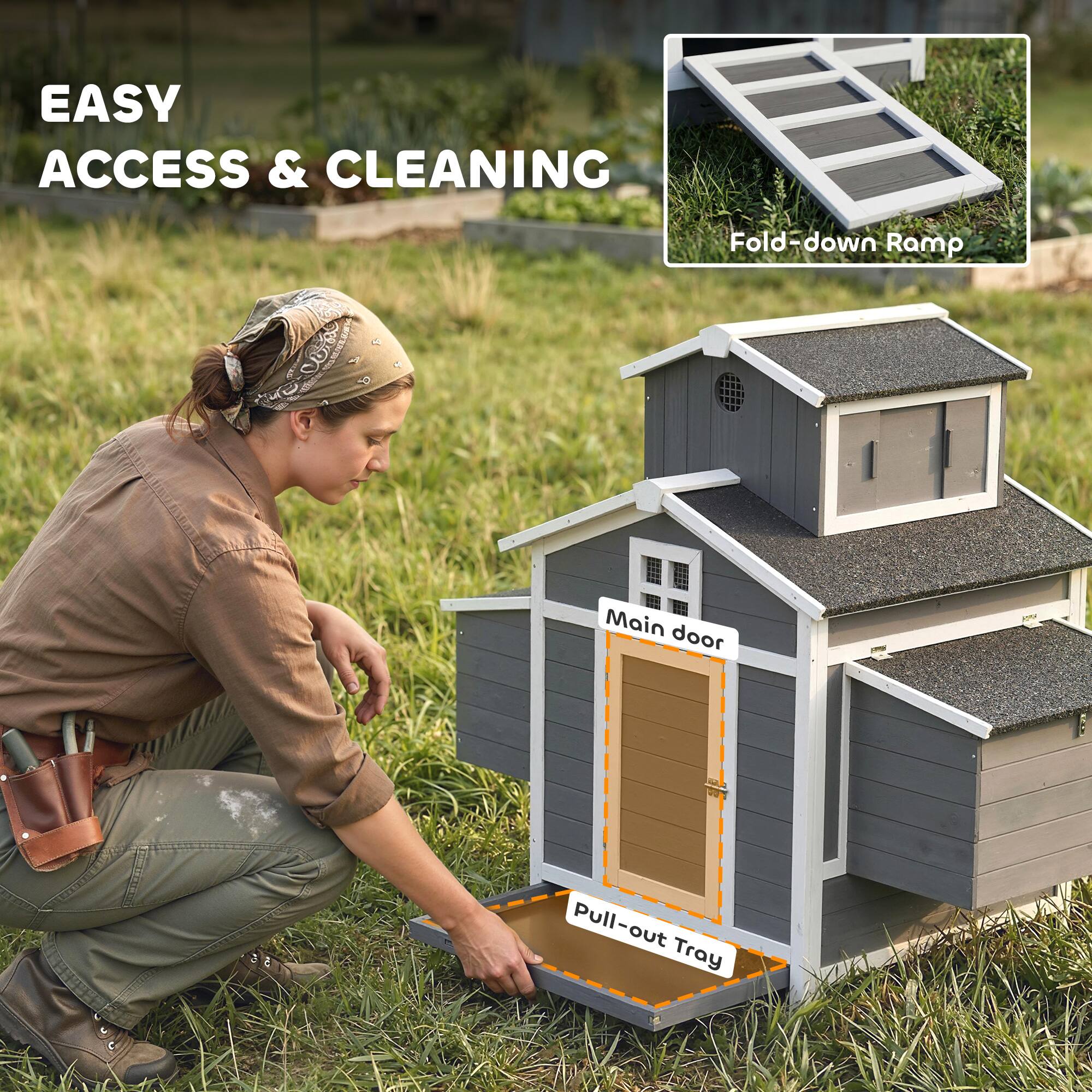 EASY ACCESS & CLEANING

Fold-down Ramp

Main door

Pull-out Tray