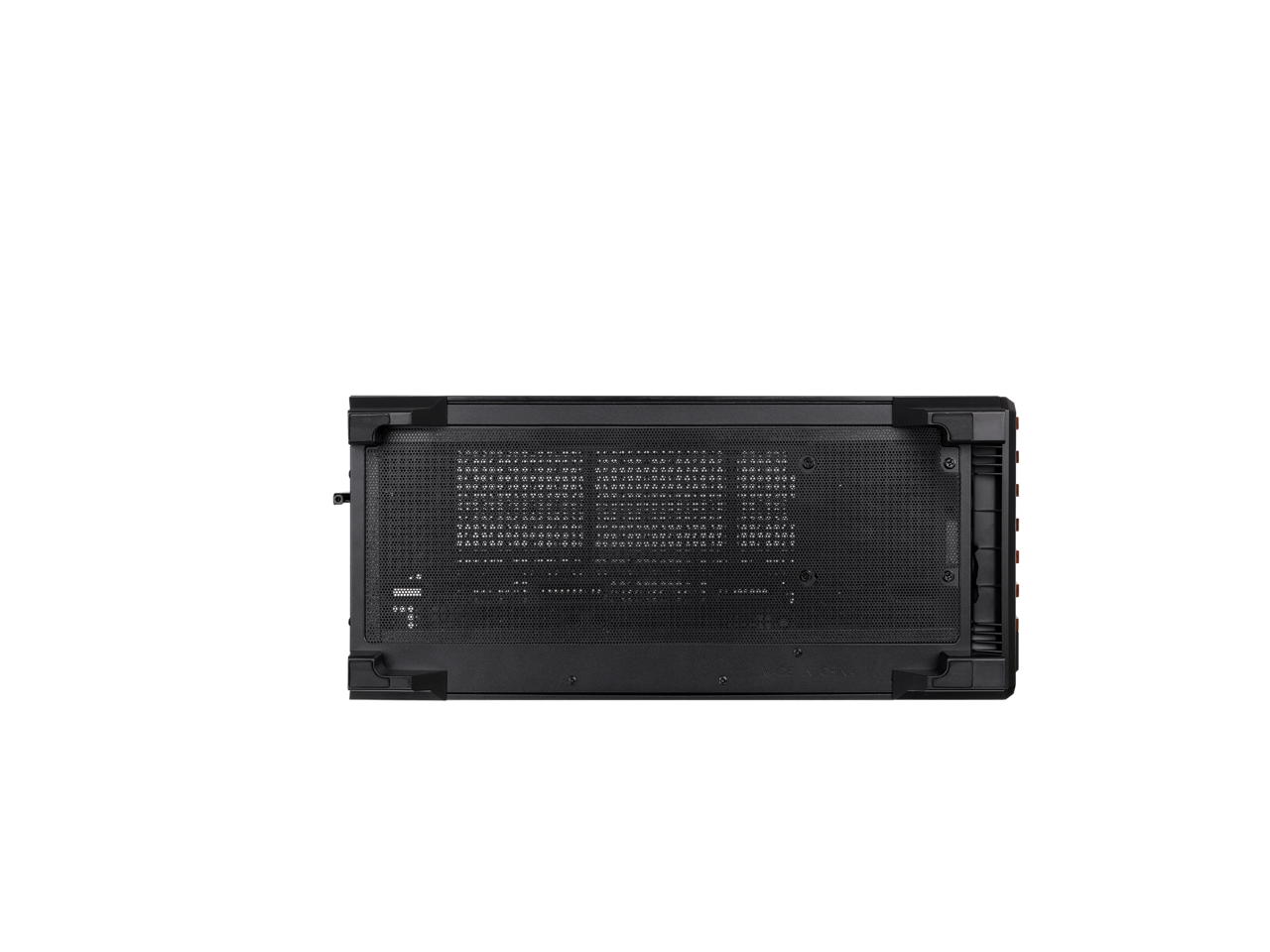 Alt View 7. Thermaltake - Thermaltake TR300 WS; 6.0" LCD; Wood Trim; Mid Tower; 1x120mm Fan; ATX/mATX/mITX; 360mm Rad; 410mm GPU; Black - Black.