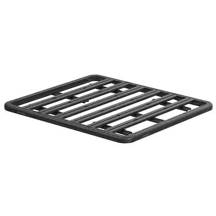 Front. Yakima - Yakima 55 by 49 Inch LockNLoad 3 Bar System Heavy Duty Roof Rack Platform, Black - Black.