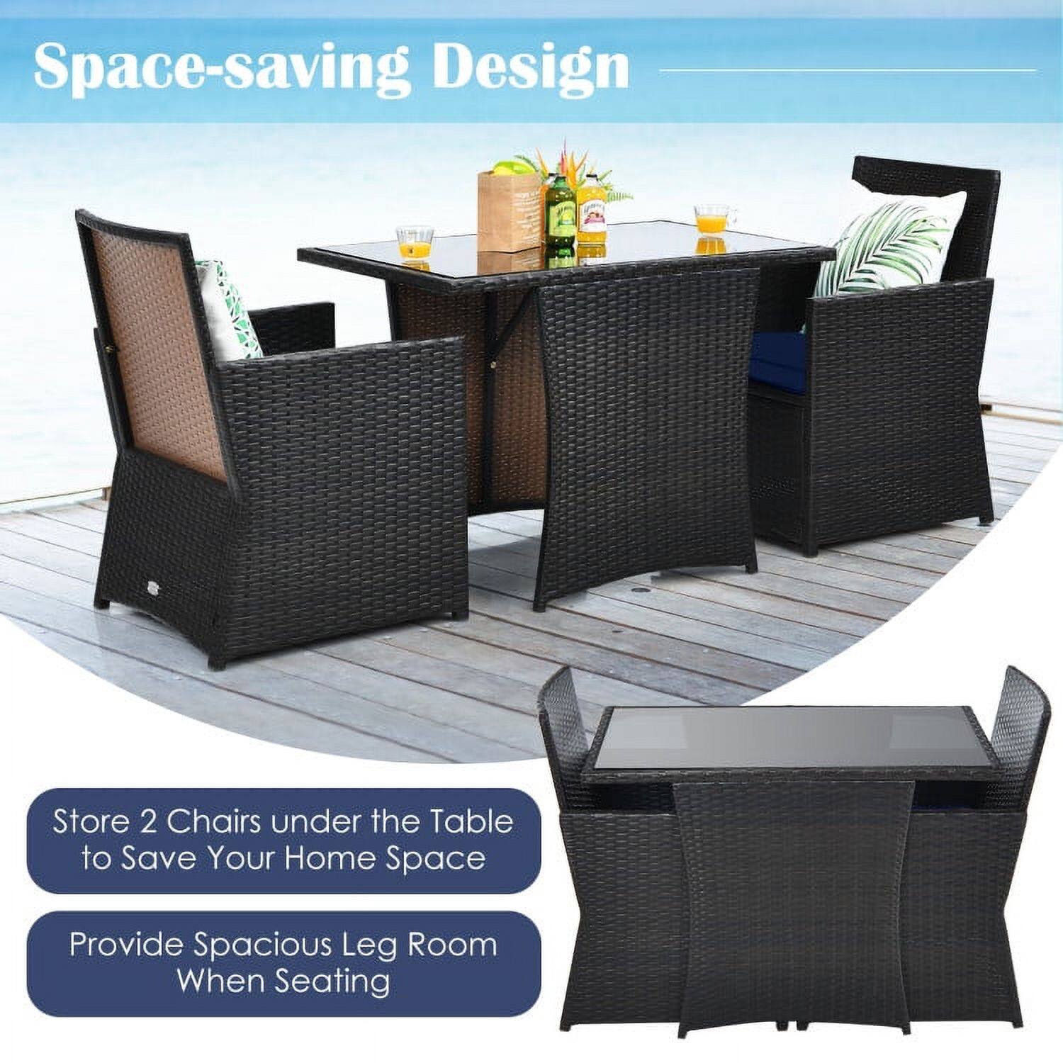 Space-saving Design

Store 2 Chairs under the Table to Save Your Home Space

Provide Spacious Leg Room When Seating