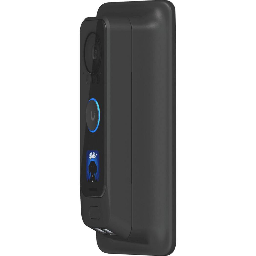 Alt View 3. Ubiquiti - G4 Doorbell Pro PoE GB Mnt UACC-G4 Doorbell Pro - Black.