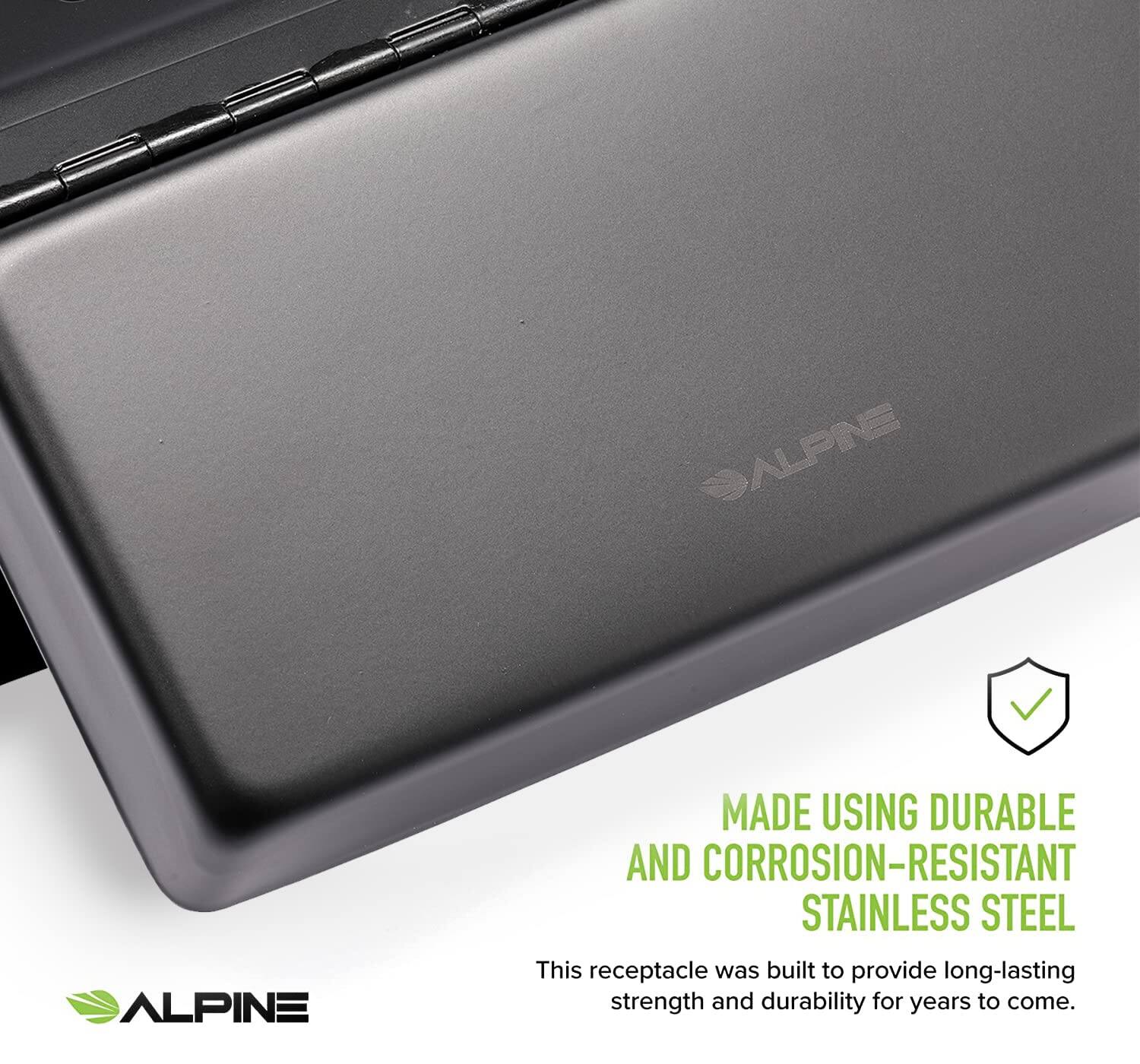 ALPINE
MADE USING DURABLE AND CORROSION-RESISTANT STAINLESS STEEL
This receptacle was built to provide long-lasting strength and durability for years to come.