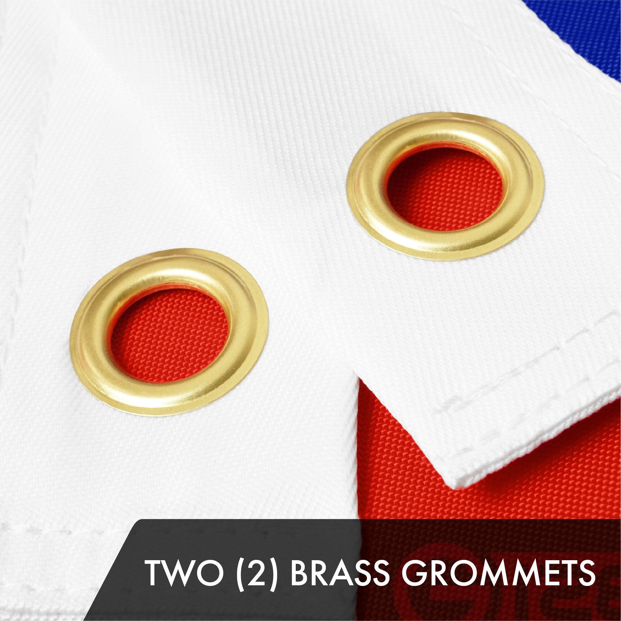 TWO (2) BRASS GROMMETS